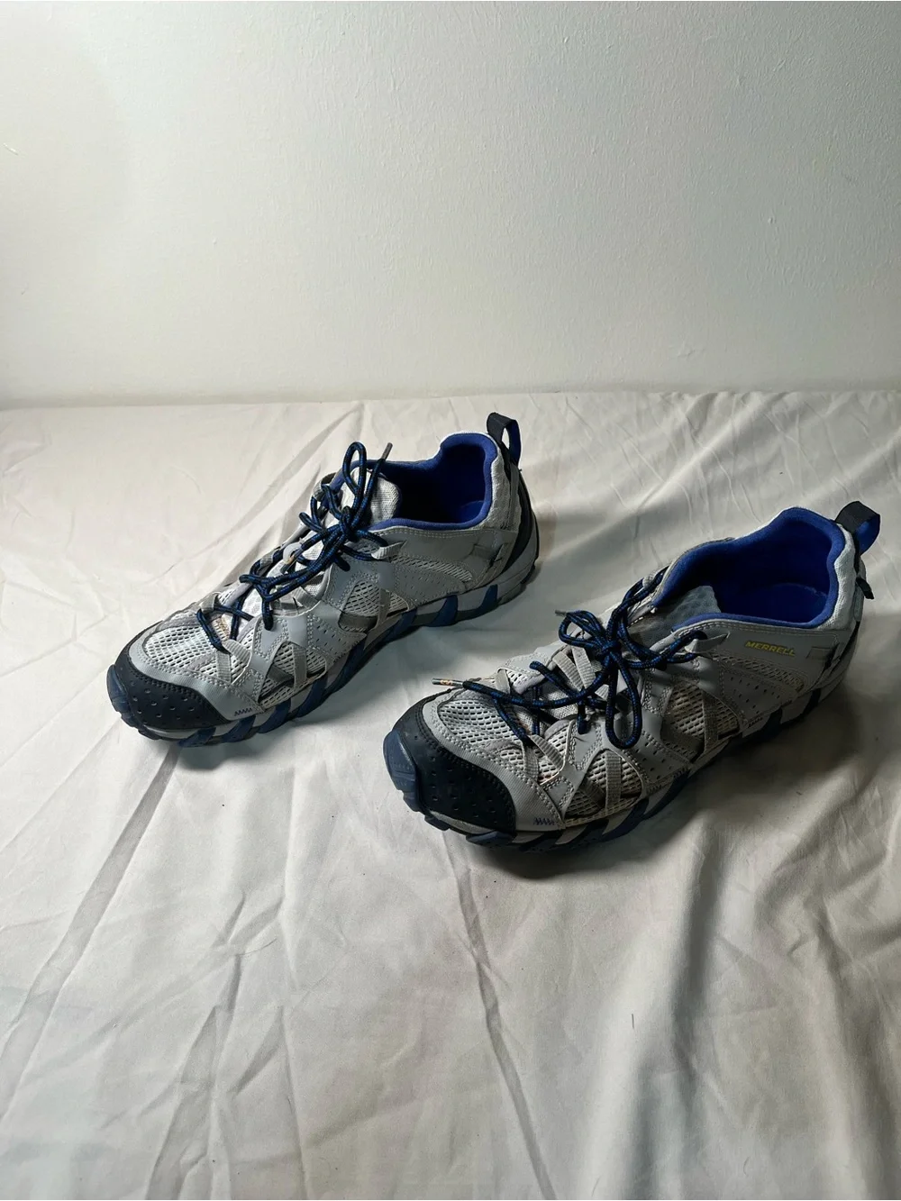 Merrell WaterPro Maipo Gray and Navy Men's Hiking Shoes